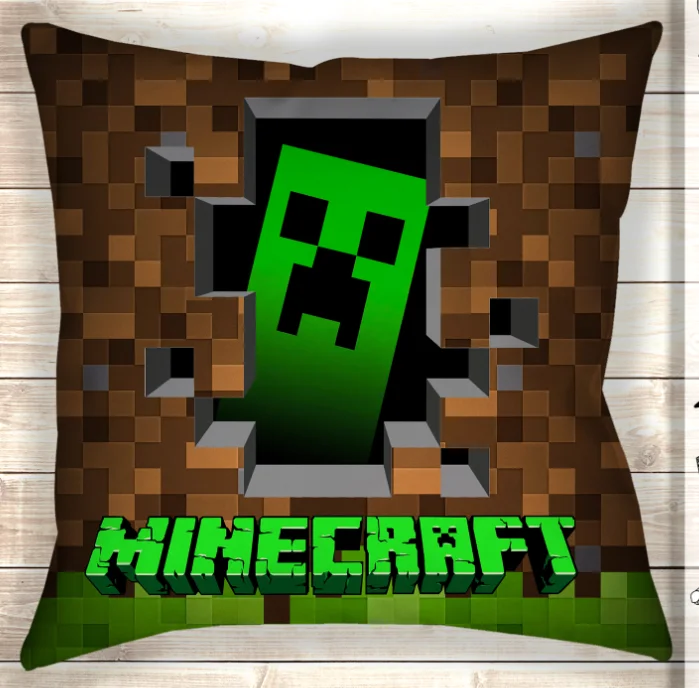 Подушка Minecraft Creeper