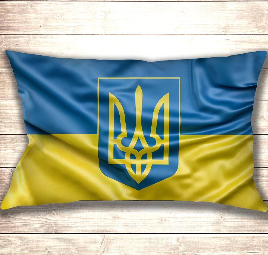 Подушка-картина Український прапор 50х70см