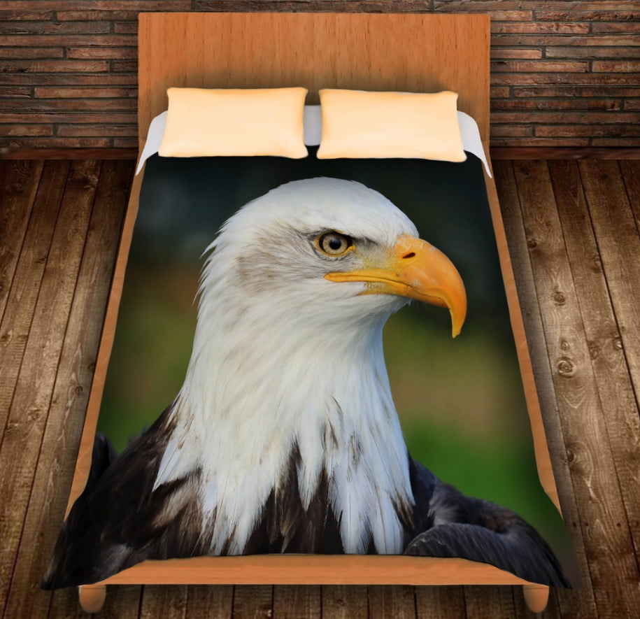 Плед з 3D принтом - Big Face Eagle