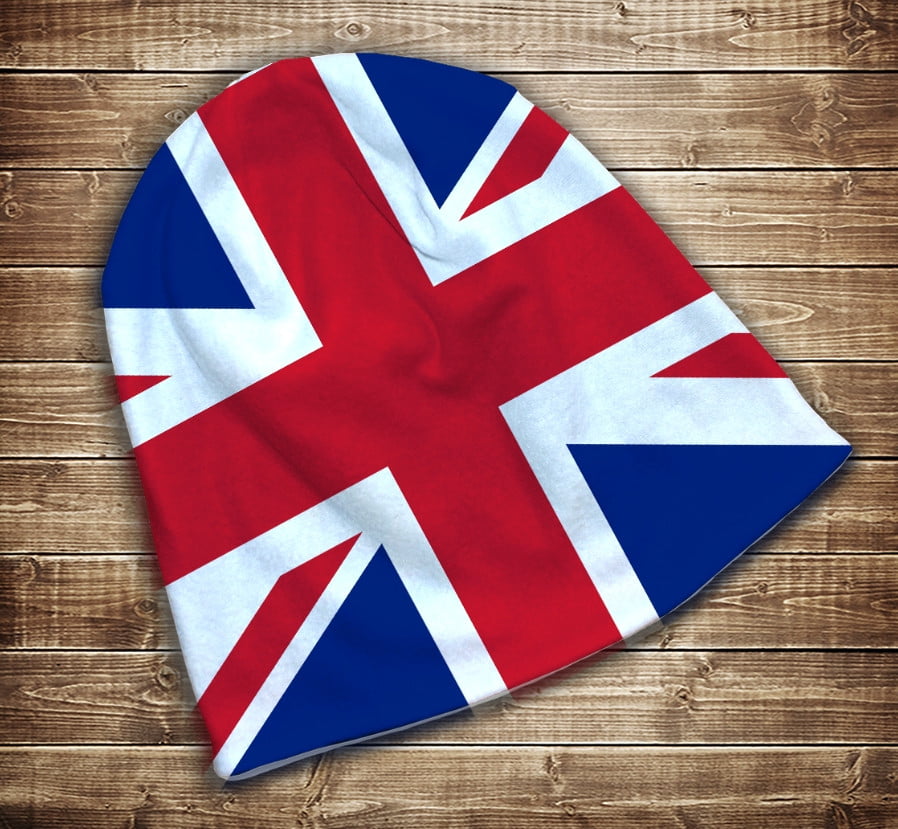 Шапка з 3D принтом - Британський прапор Всі розміри