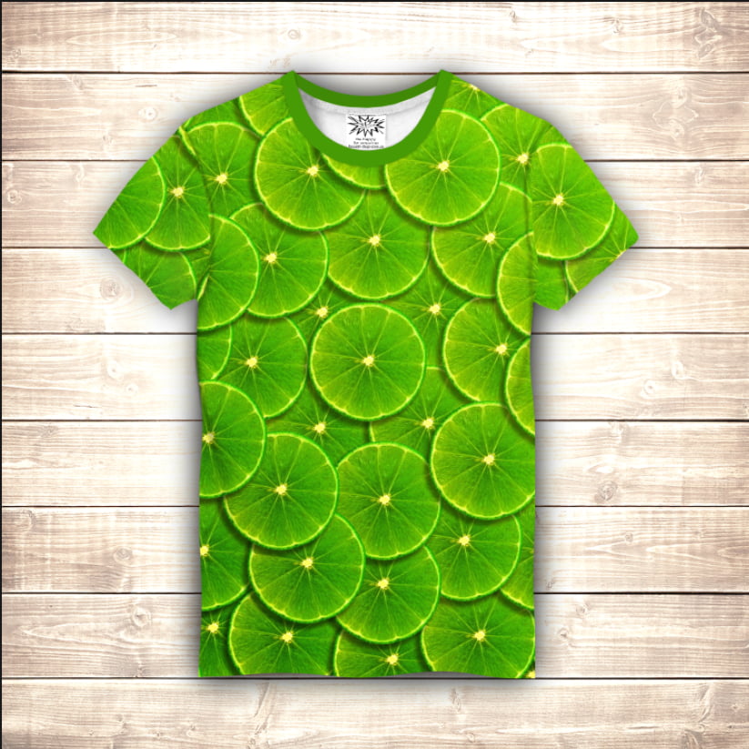 Футболка 3D-Green lime