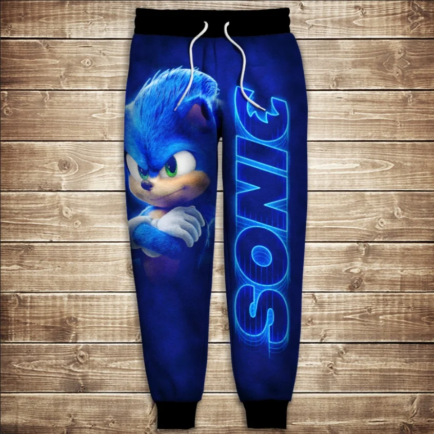 Штаны с принтом 3D Sonic Еж Соник