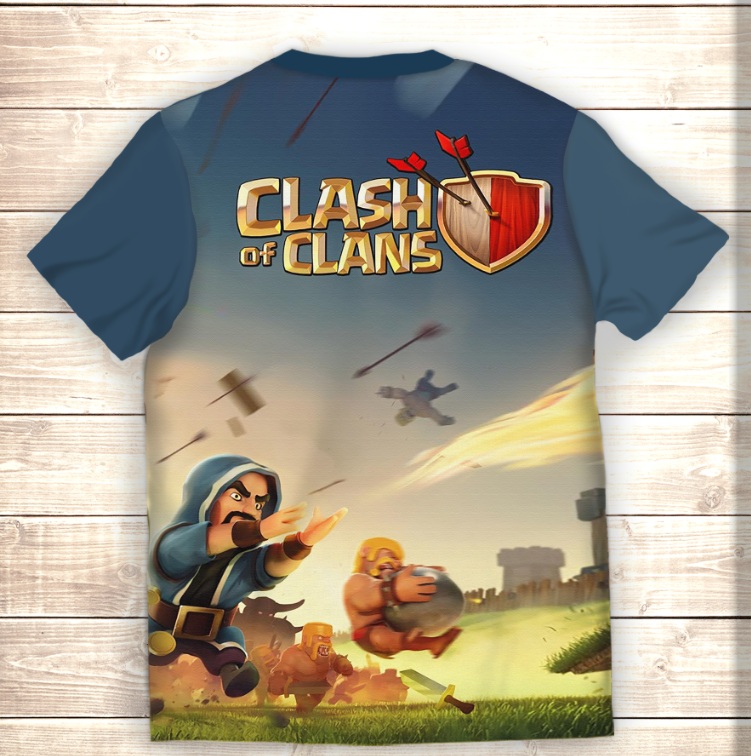 Футболка 3D Clash of Clans